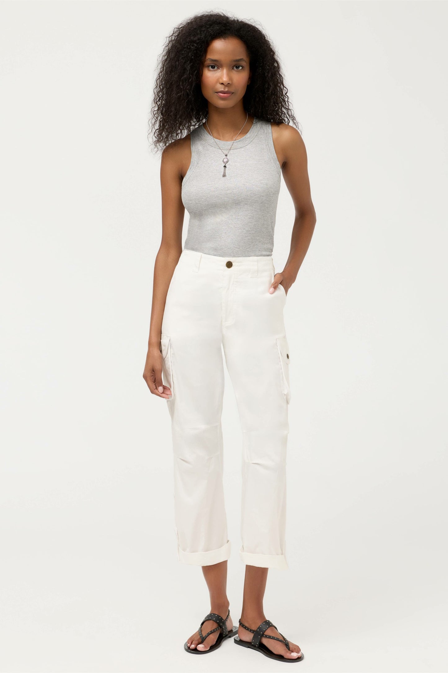 Johnny Was POPLIN CARGO PANT