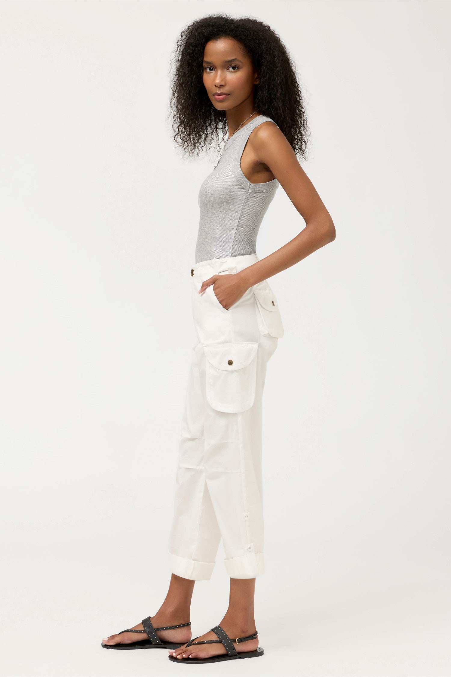 Johnny Was POPLIN CARGO PANT