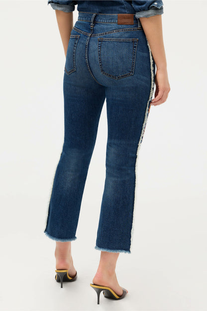 Johnny Was THE FRINGE CROPPED BABY BOOT JEAN