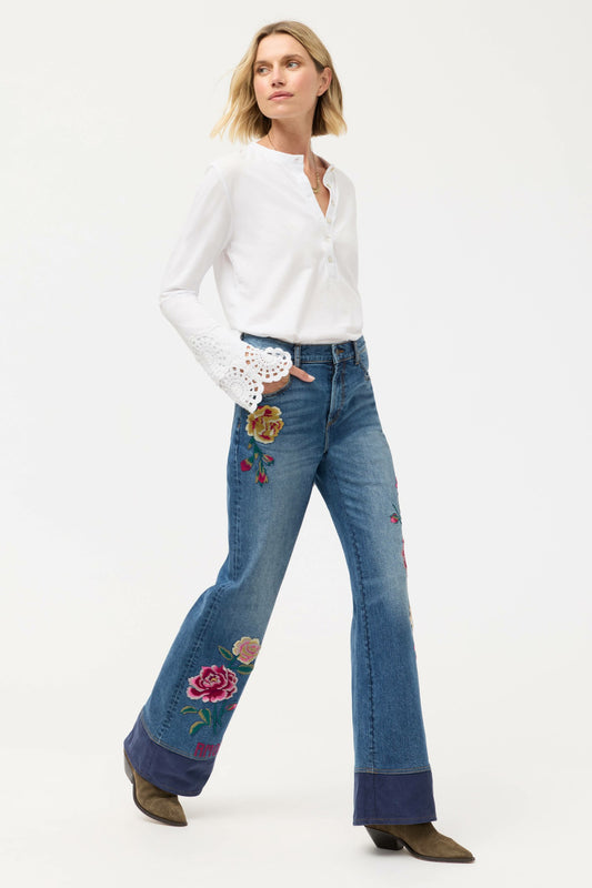 Johnny Was THE HIGH RISE WIDE LEG JEAN