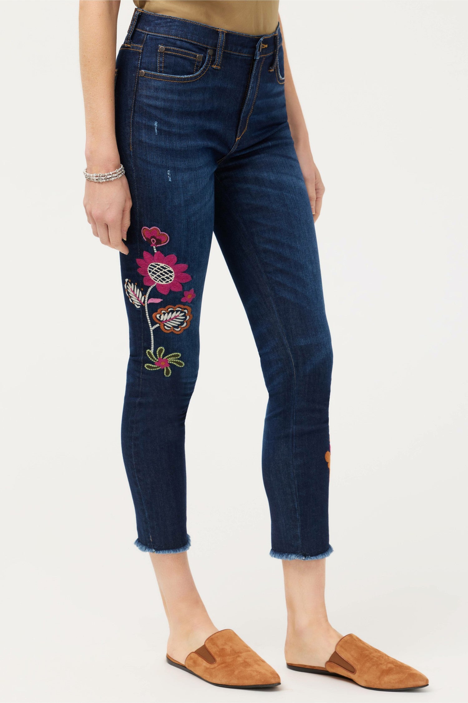 Johnny Was THE CROPPED SKINNY JEAN
