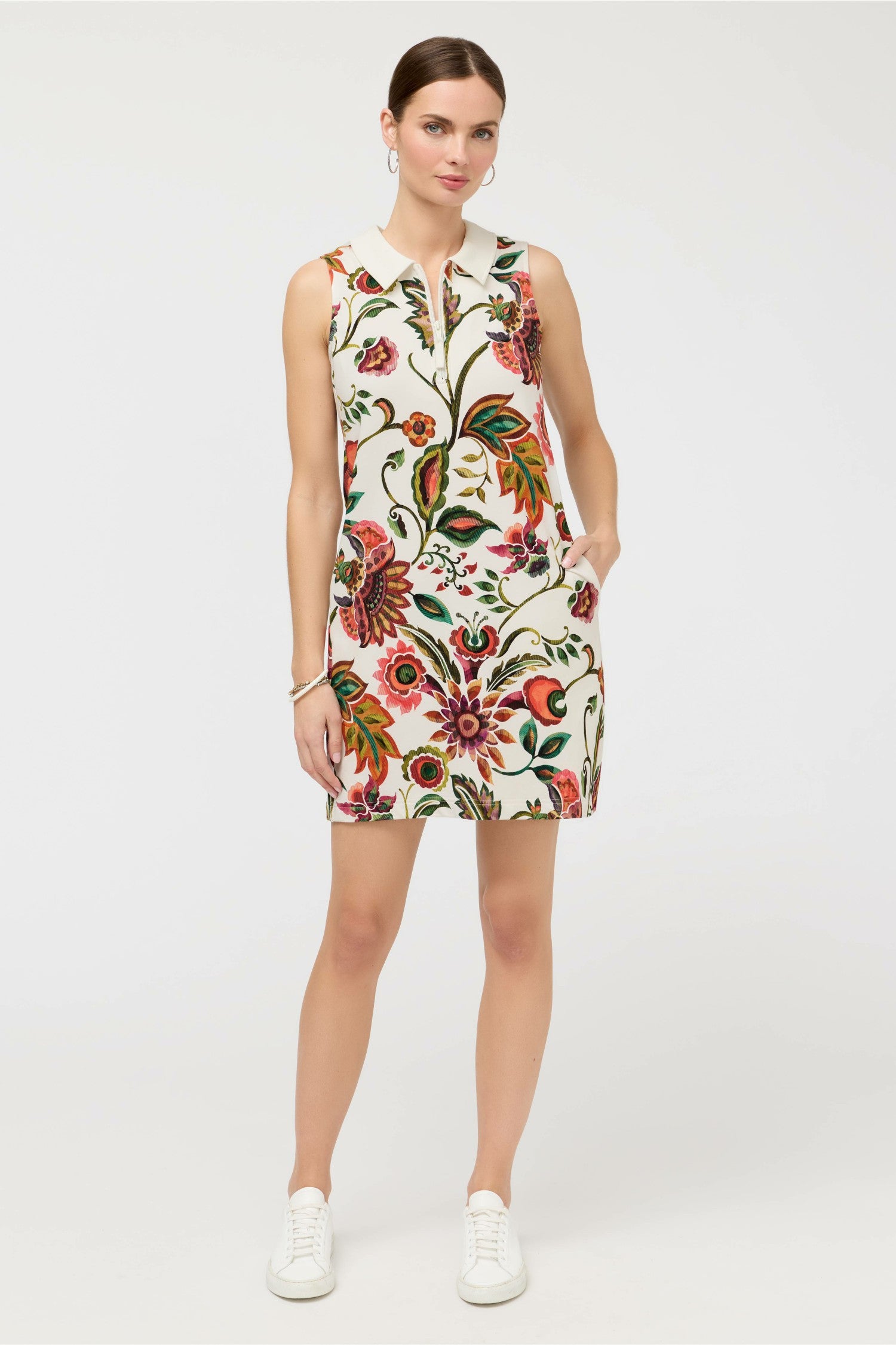 Johnny Was BEE ACTIVE FRENCH TERRY POLO TENNIS DRESS