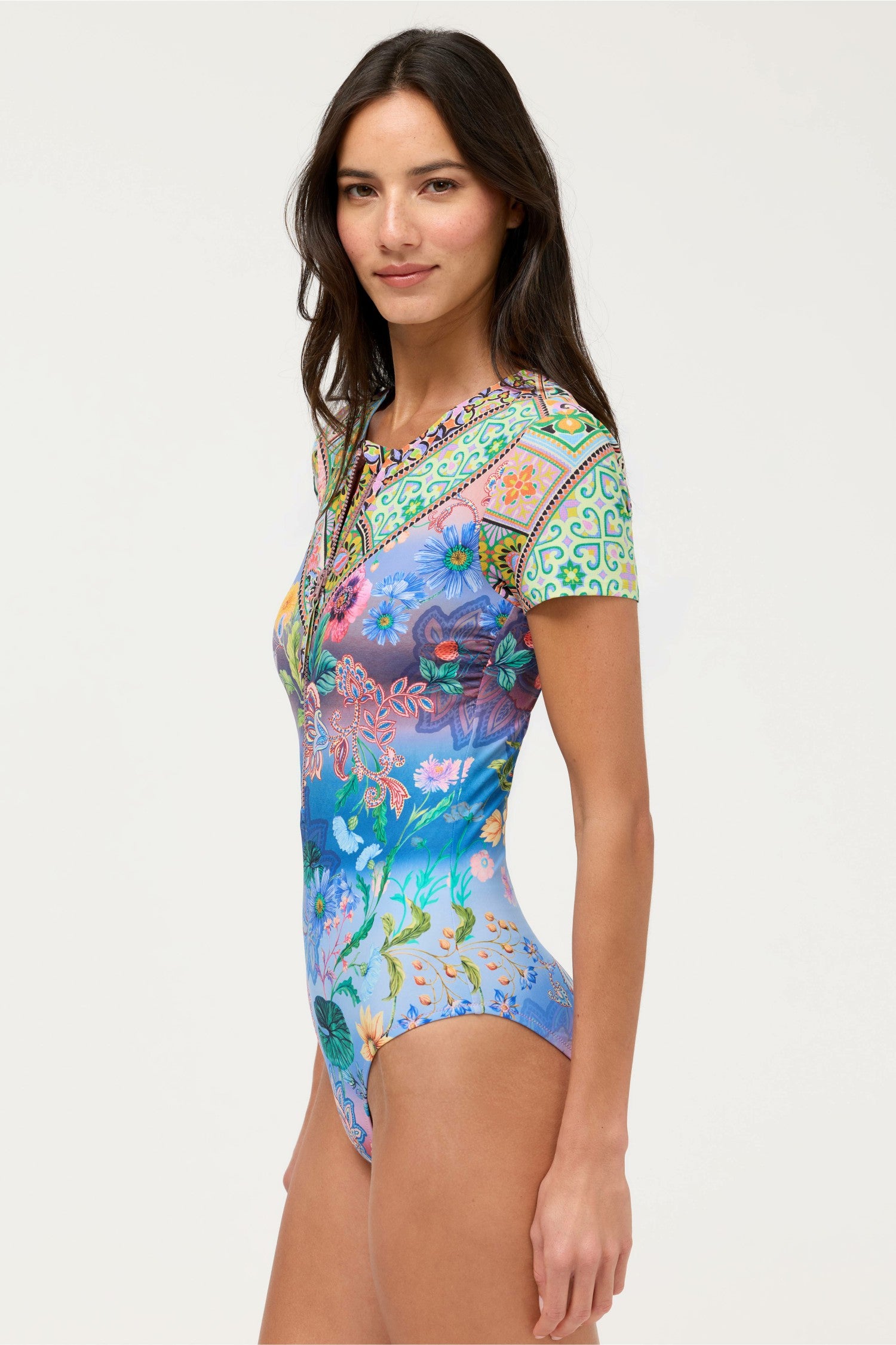 Johnny Was LILLIANA SHORT SLEEVE ONE PIECE