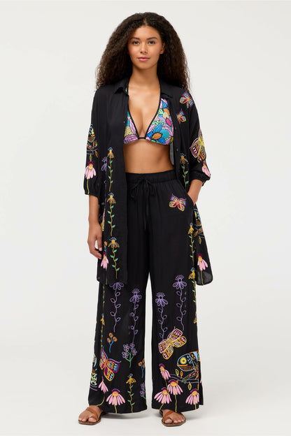 Johnny Was JW X ASHLEY PERCIVAL WIDE LEG PANT
