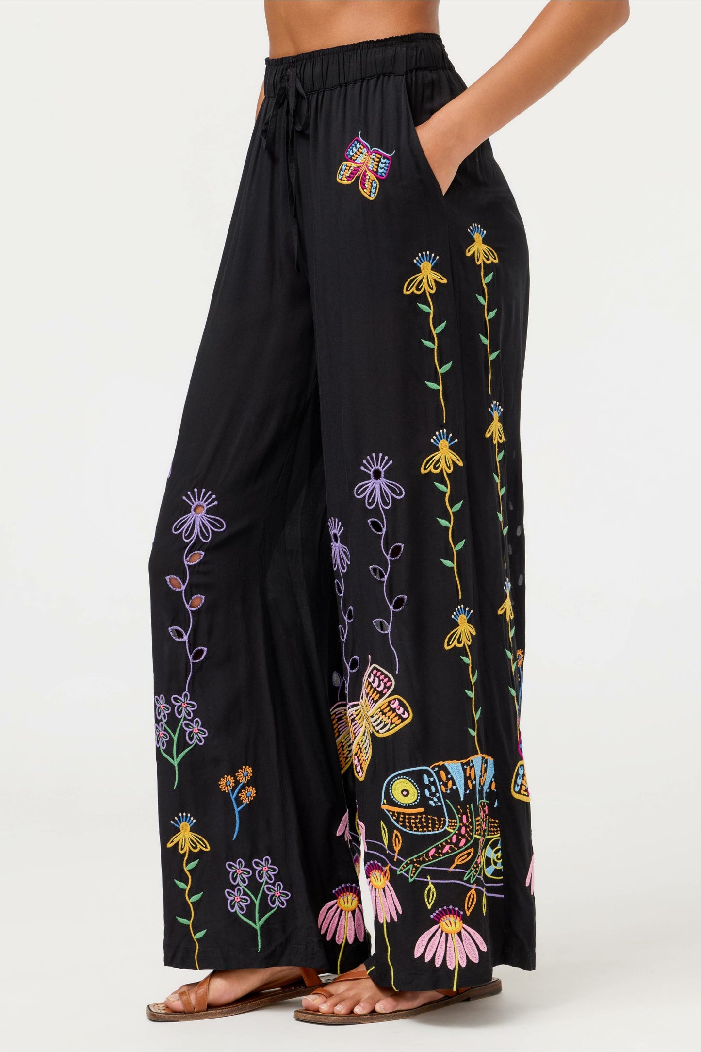 Johnny Was JW X ASHLEY PERCIVAL WIDE LEG PANT