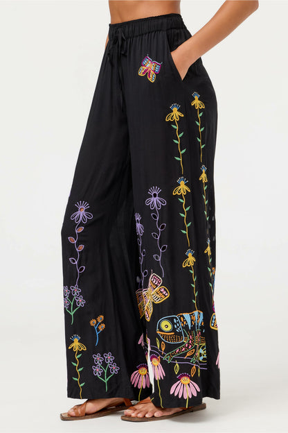 Johnny Was JW X ASHLEY PERCIVAL WIDE LEG PANT