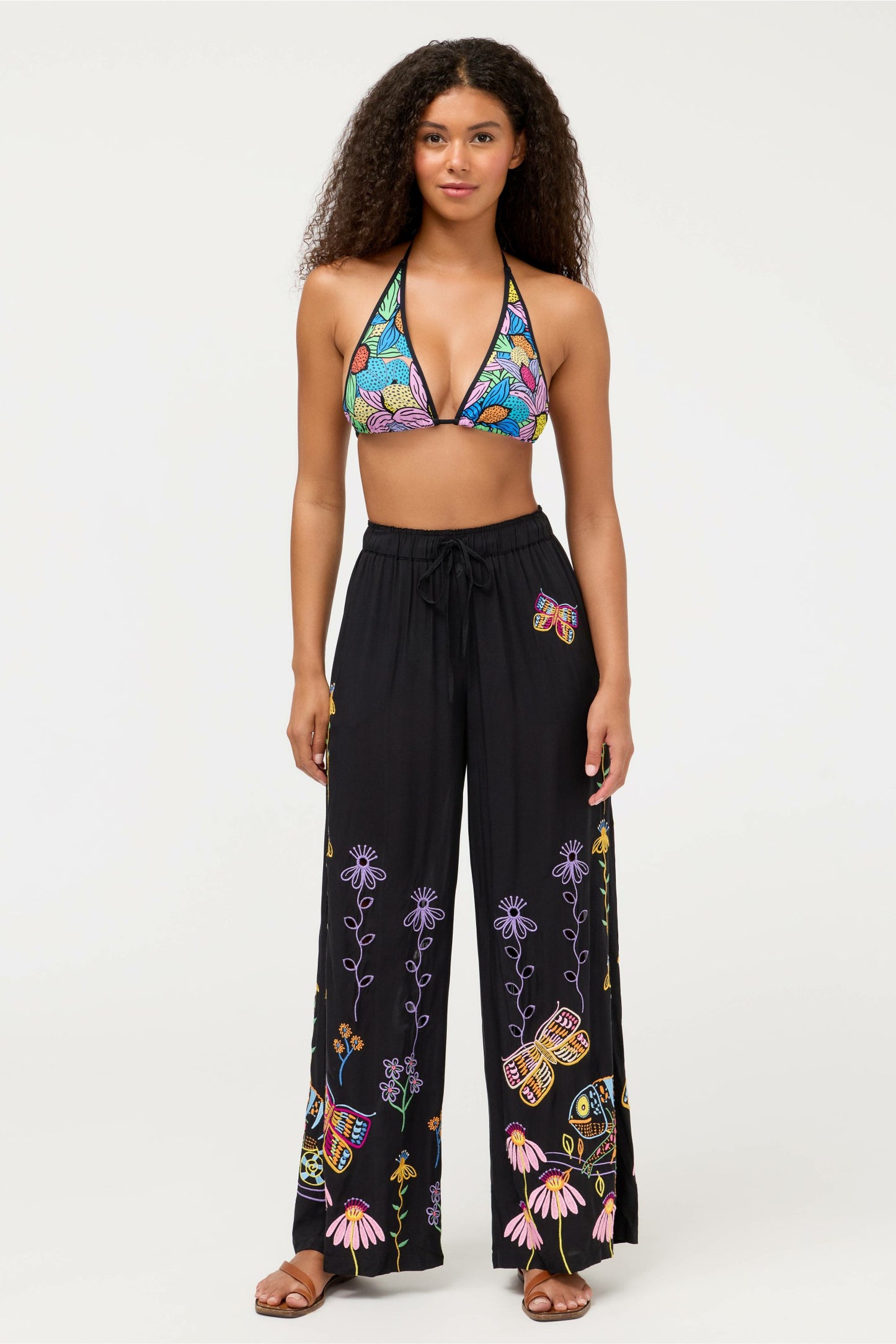 Johnny Was JW X ASHLEY PERCIVAL WIDE LEG PANT