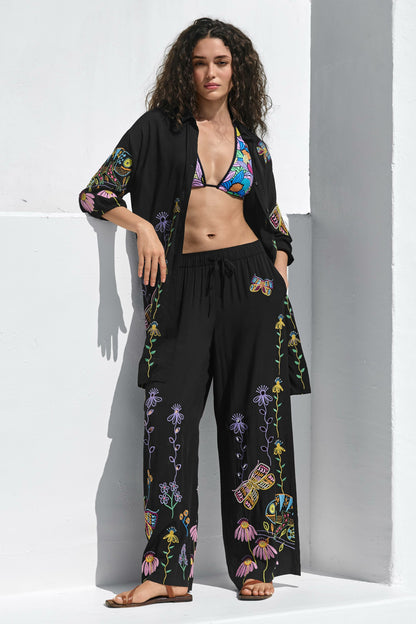 Johnny Was JW X ASHLEY PERCIVAL WIDE LEG PANT