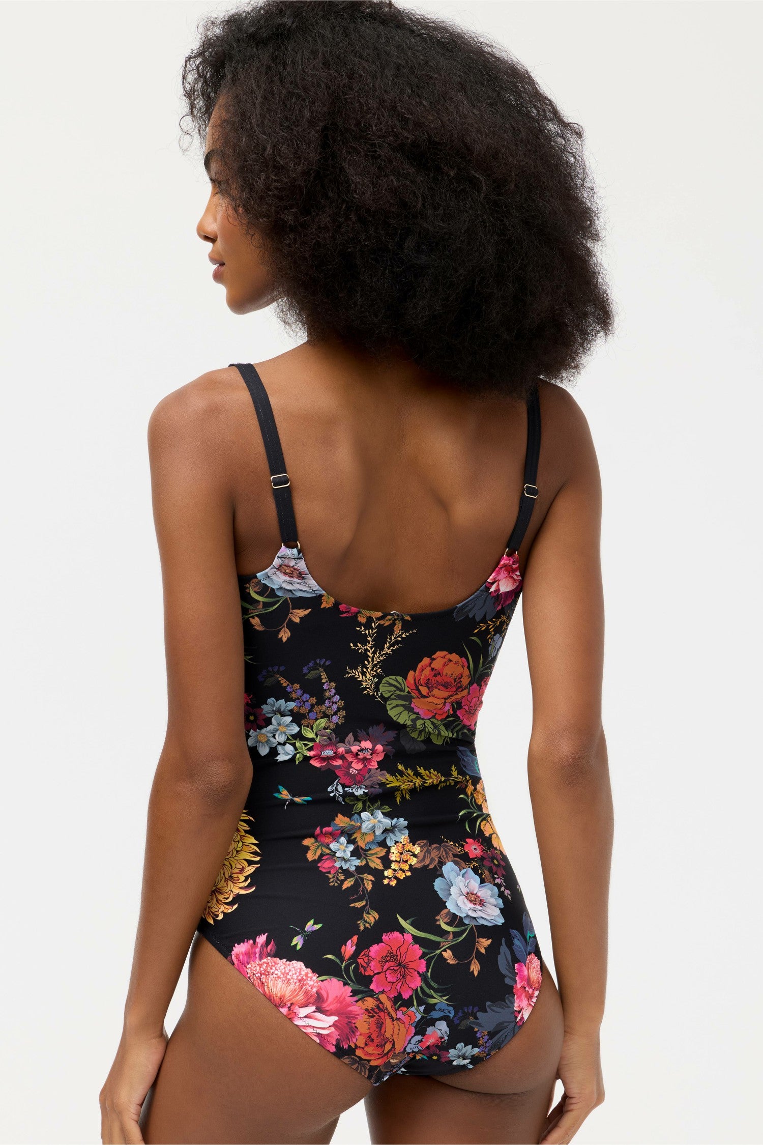 Johnny Was BACCARA TIE RUCHED ONE PIECE