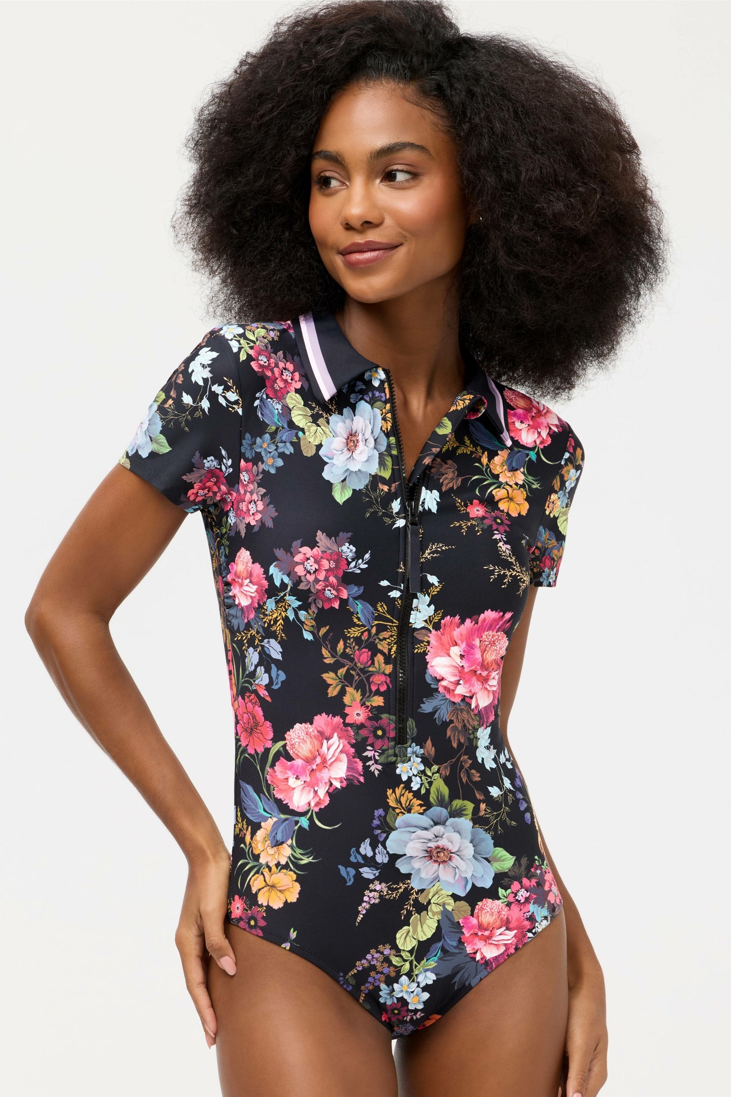 Johnny Was BACCARA SHORT SLEEVE POLO ONE PIECE