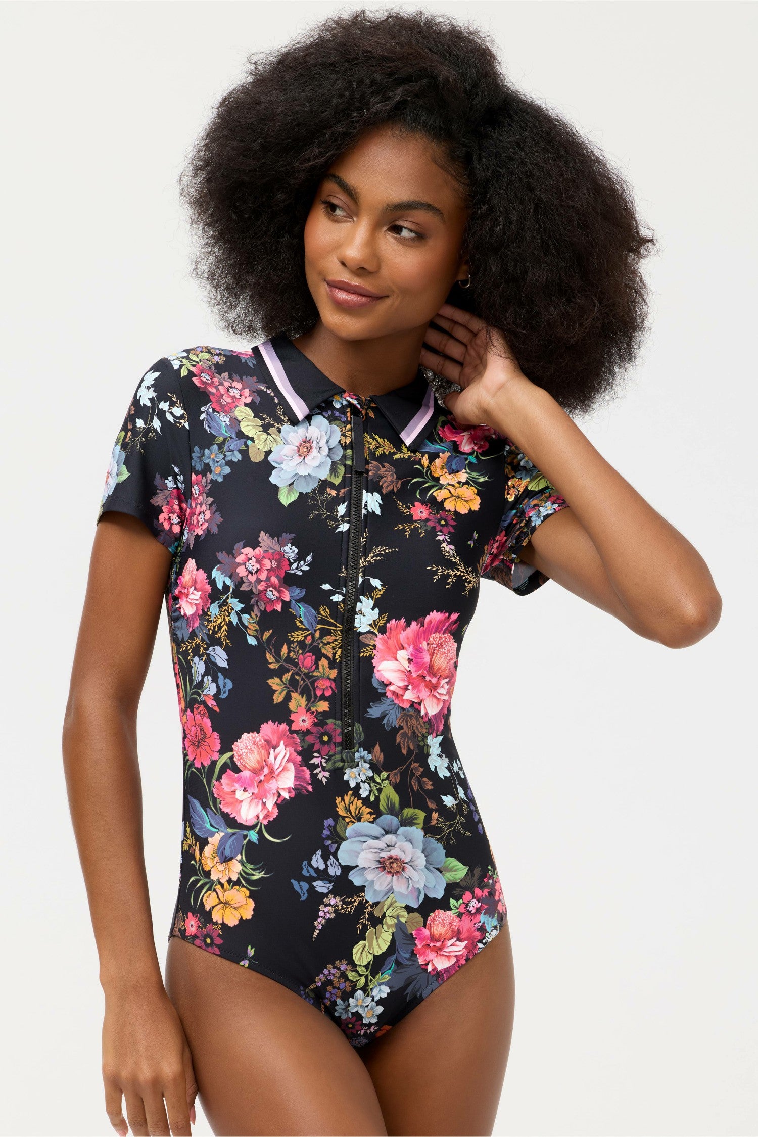 Johnny Was BACCARA SHORT SLEEVE POLO ONE PIECE