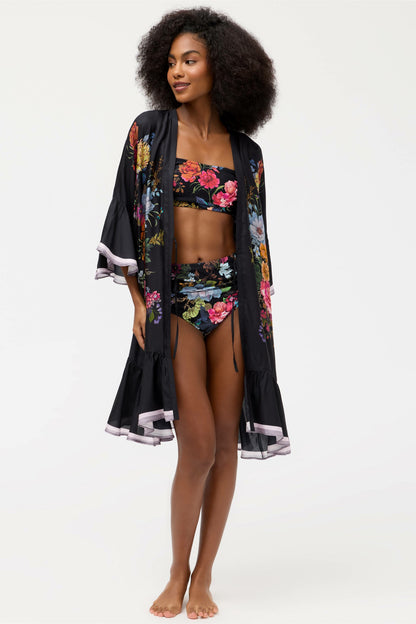 Johnny Was BACCARA RUFFLE KIMONO