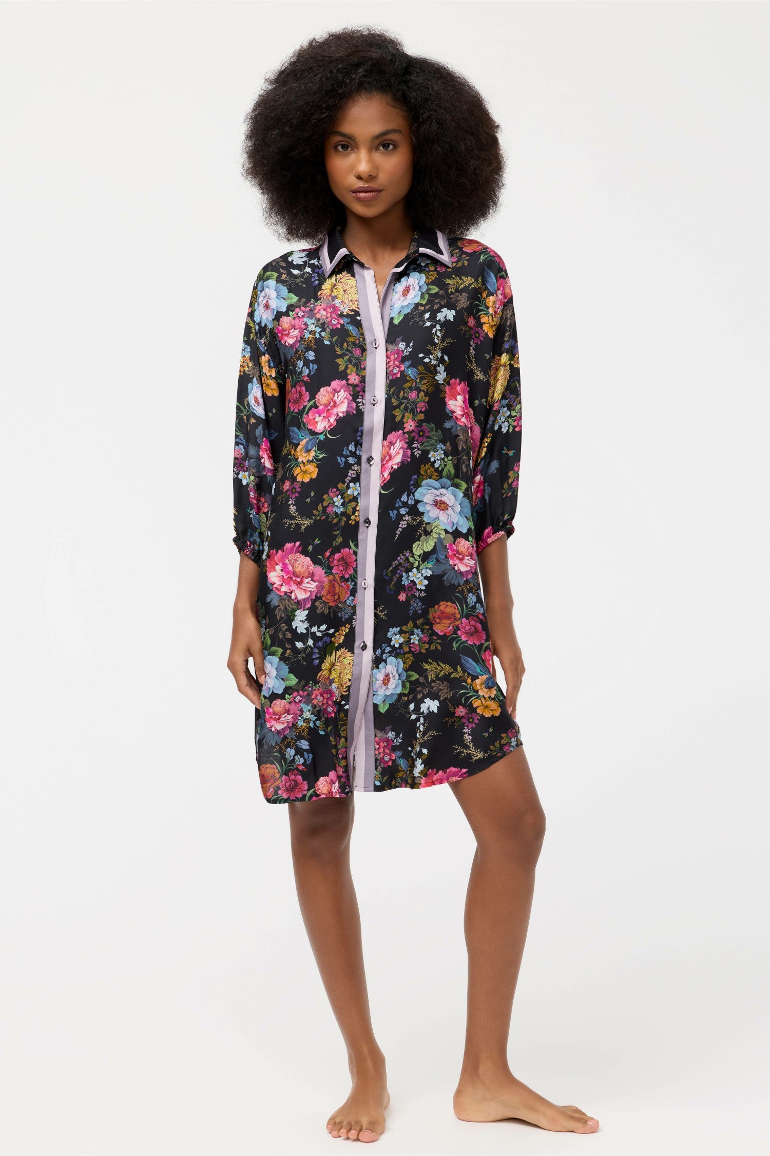 Johnny Was BACCARA BUTTON DOWN SHIRT DRESS