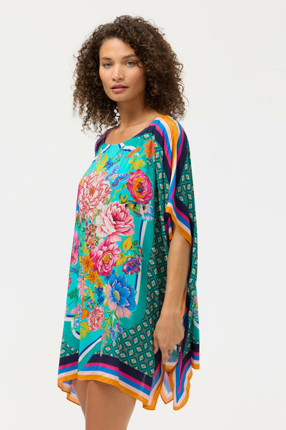 Johnny Was SWEETSPIRE BOAT NECK KAFTAN