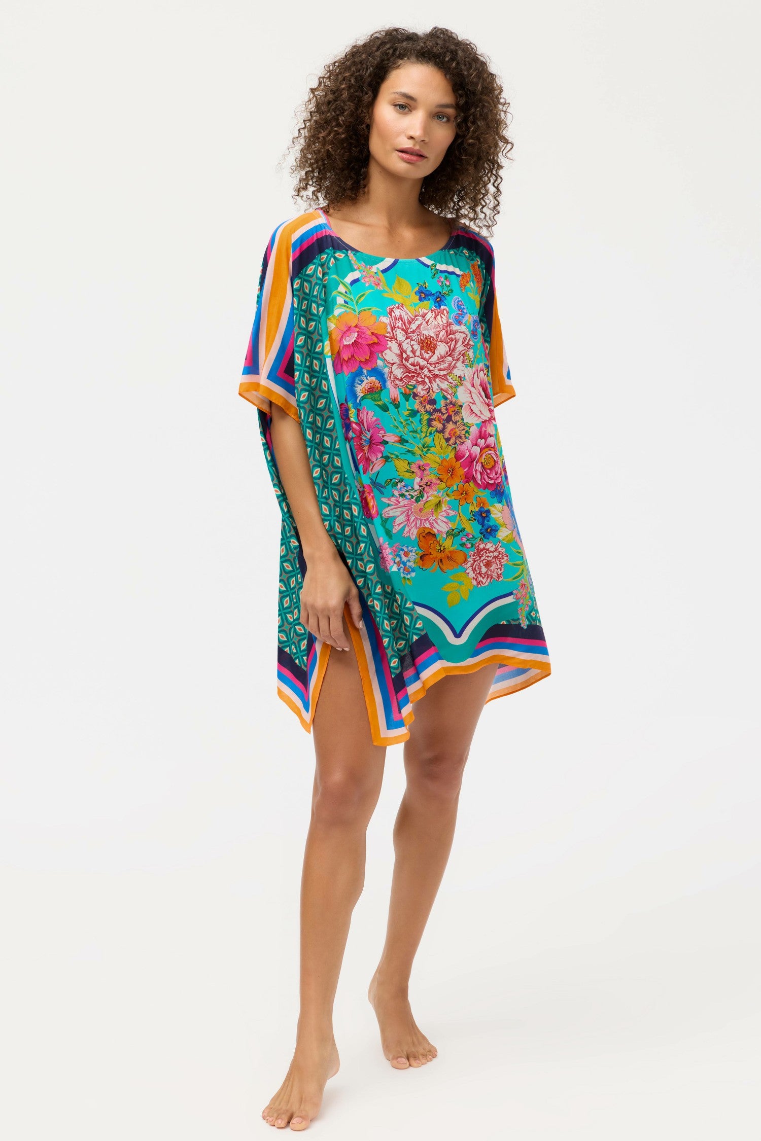 Johnny Was SWEETSPIRE BOAT NECK KAFTAN