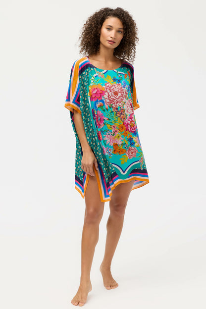 Johnny Was SWEETSPIRE BOAT NECK KAFTAN