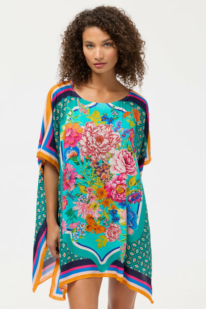 Johnny Was SWEETSPIRE BOAT NECK KAFTAN