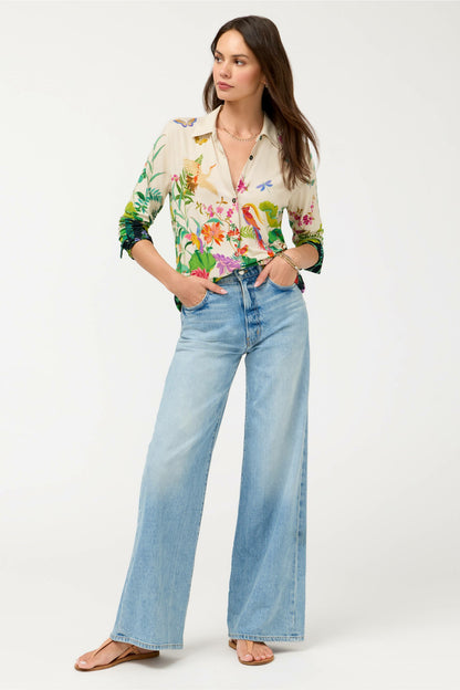 Johnny Was THE JANIE FAVORITE BUTTON FRONT SHIRT