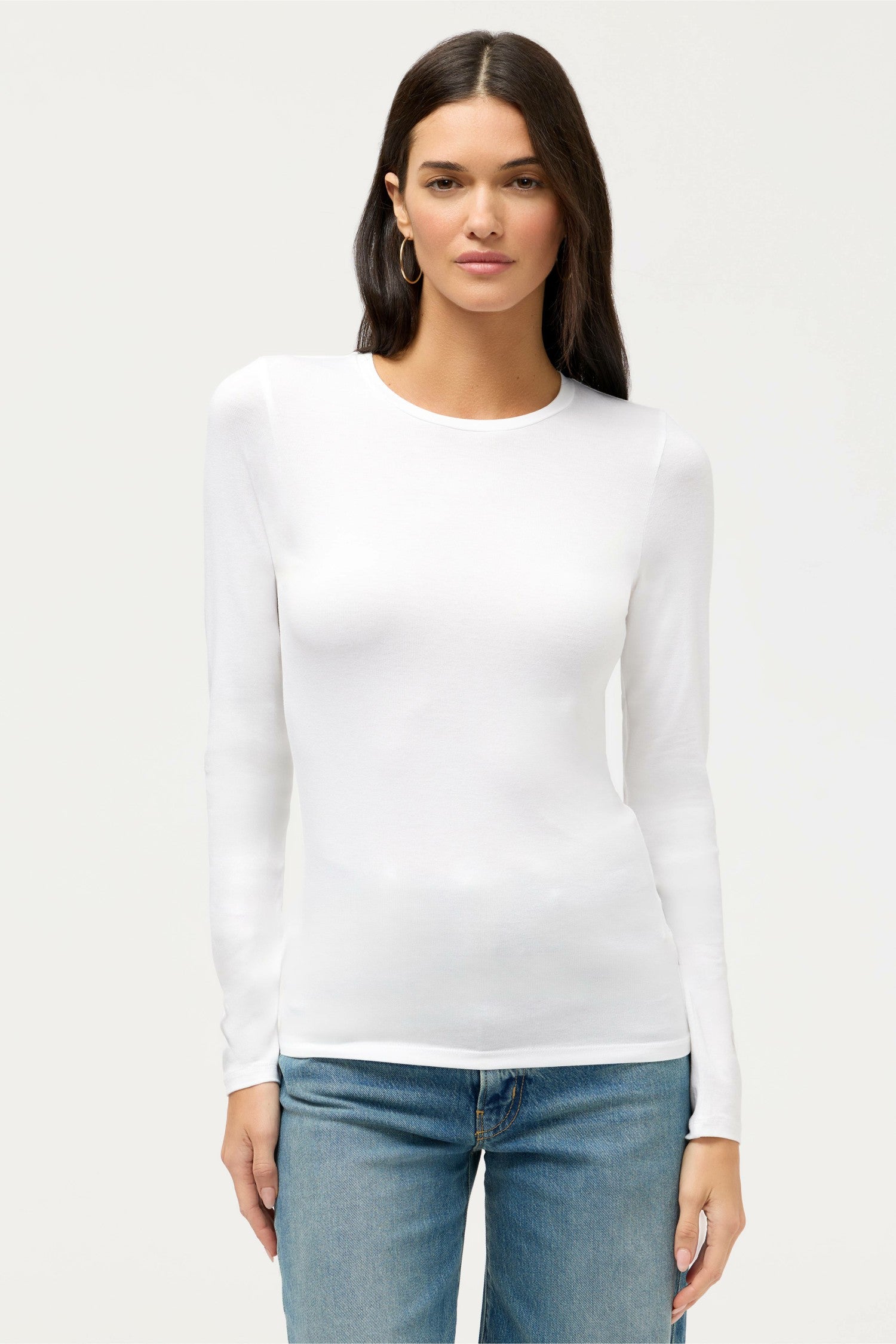 Johnny Was ESSENTIALS SOFT TOUCH LONG SLEEVE CREW NECK