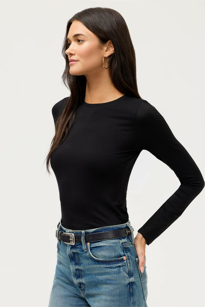 Johnny Was ESSENTIALS SOFT TOUCH LONG SLEEVE CREW NECK