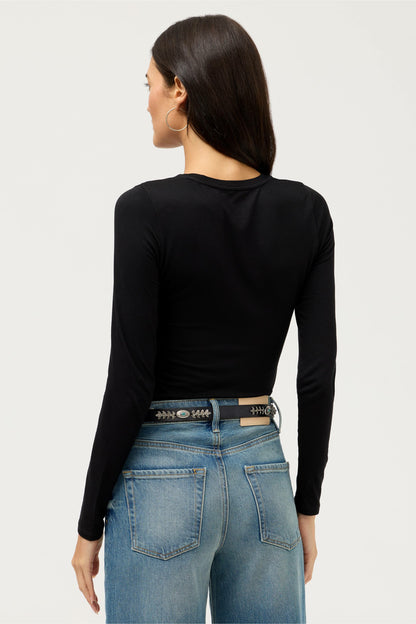 Johnny Was ESSENTIALS SOFT TOUCH LONG SLEEVE CREW NECK