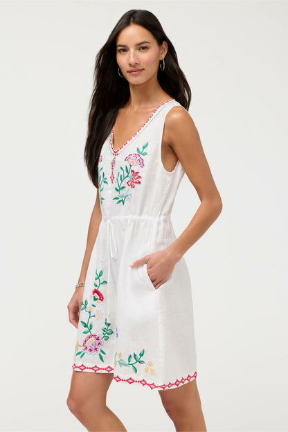 Johnny Was DRAWSTRING TANK DRESS