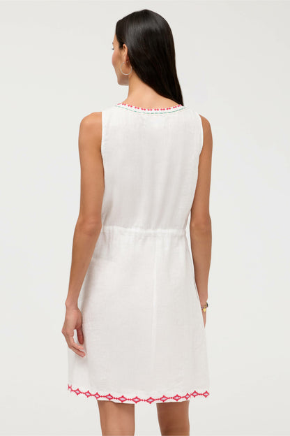Johnny Was DRAWSTRING TANK DRESS