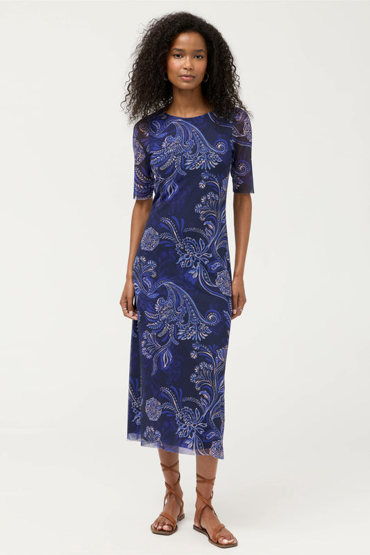 Johnny Was ASTRID MESH MIDI DRESS