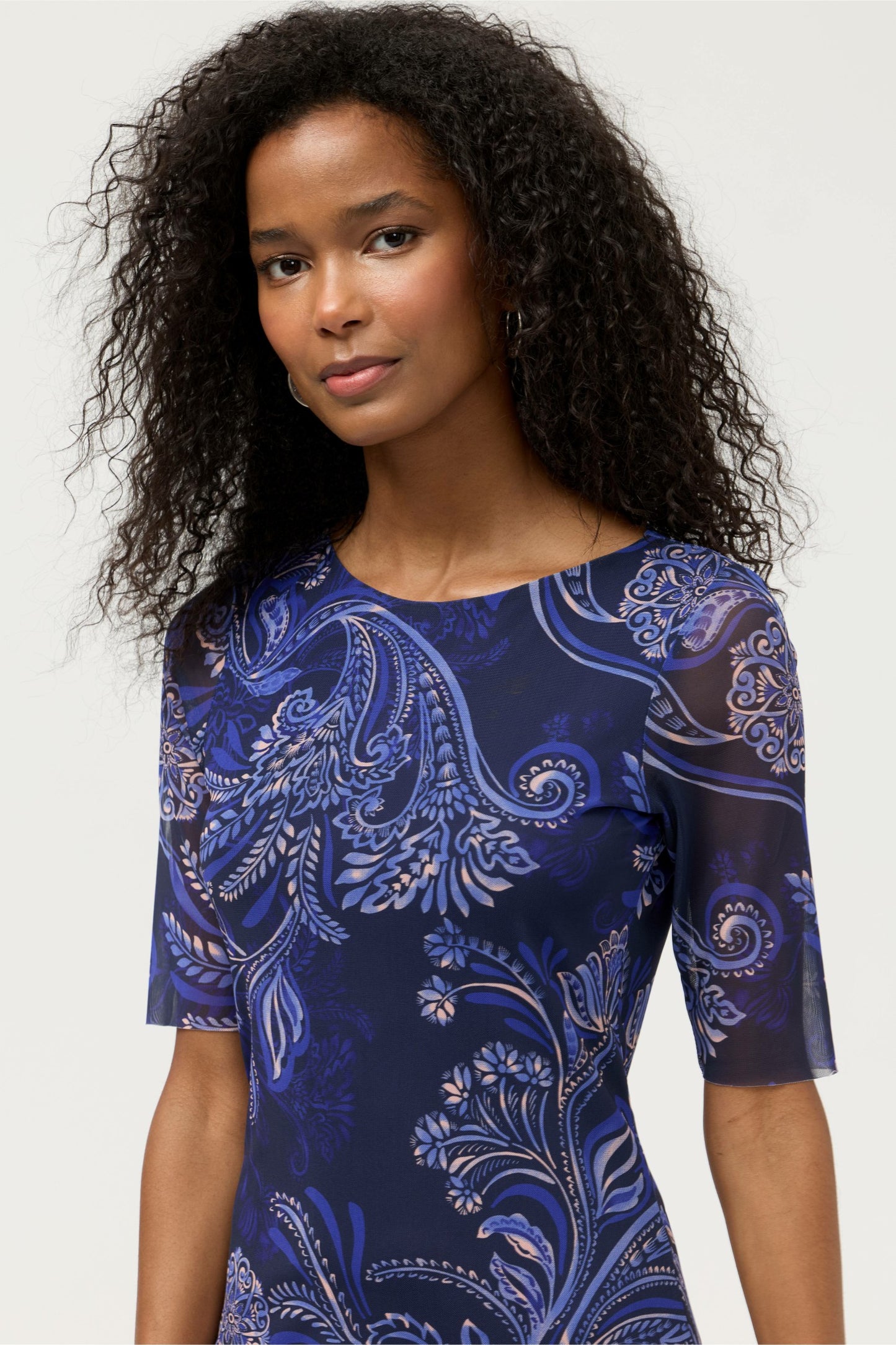 Johnny Was ASTRID MESH MIDI DRESS