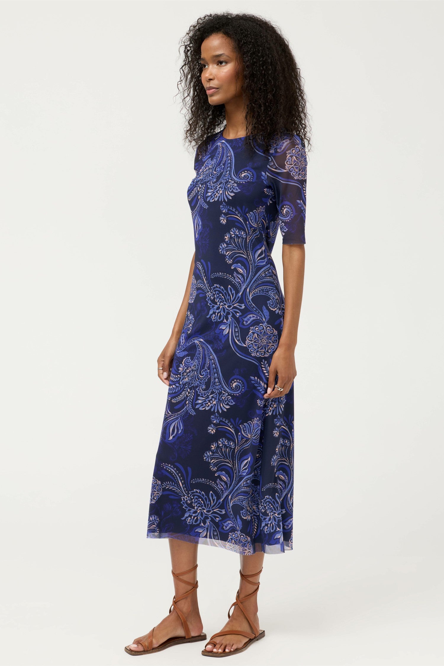 Johnny Was ASTRID MESH MIDI DRESS