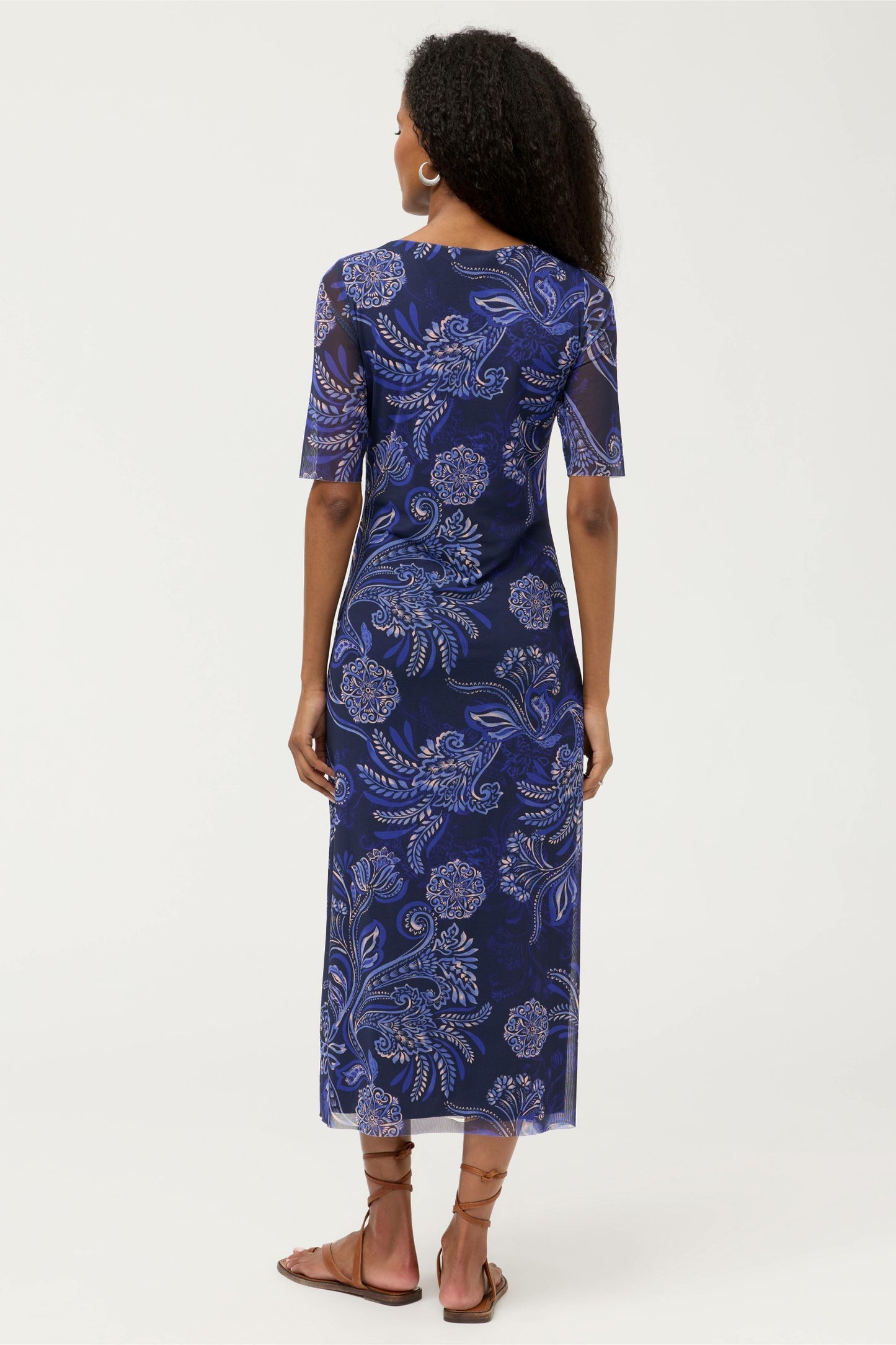Johnny Was ASTRID MESH MIDI DRESS