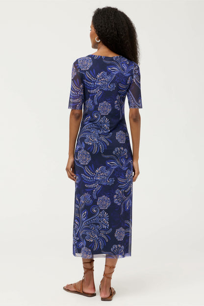 Johnny Was ASTRID MESH MIDI DRESS