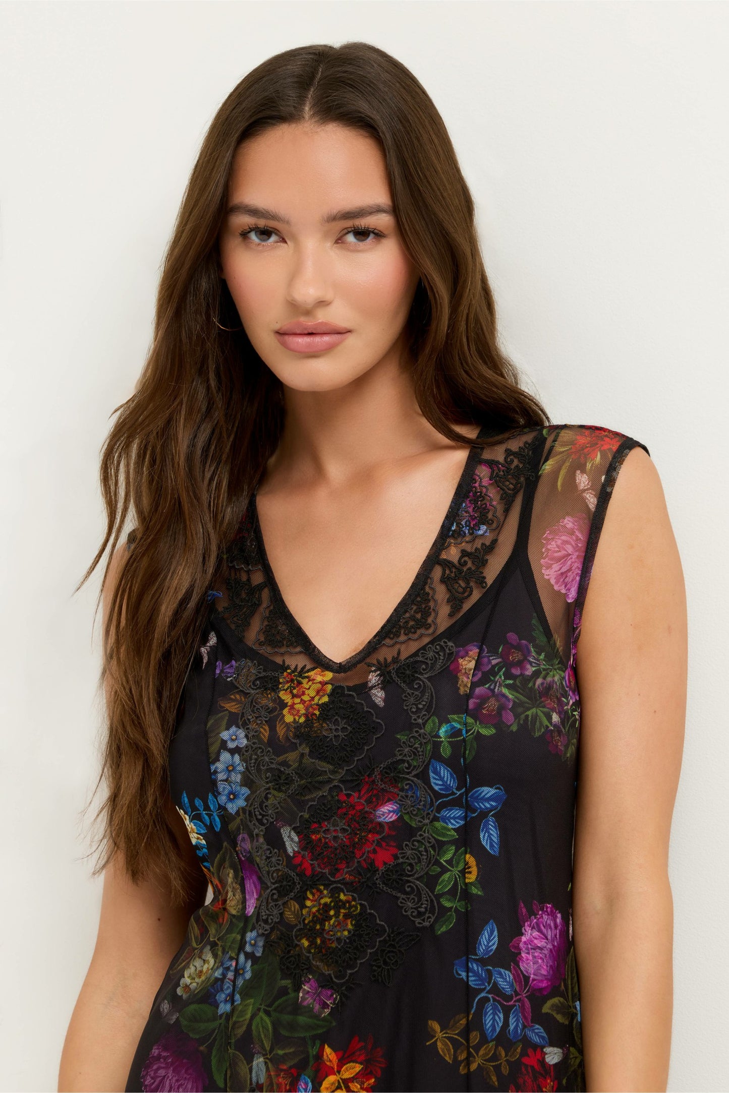 Johnny Was SOCORRO MESH DRESS