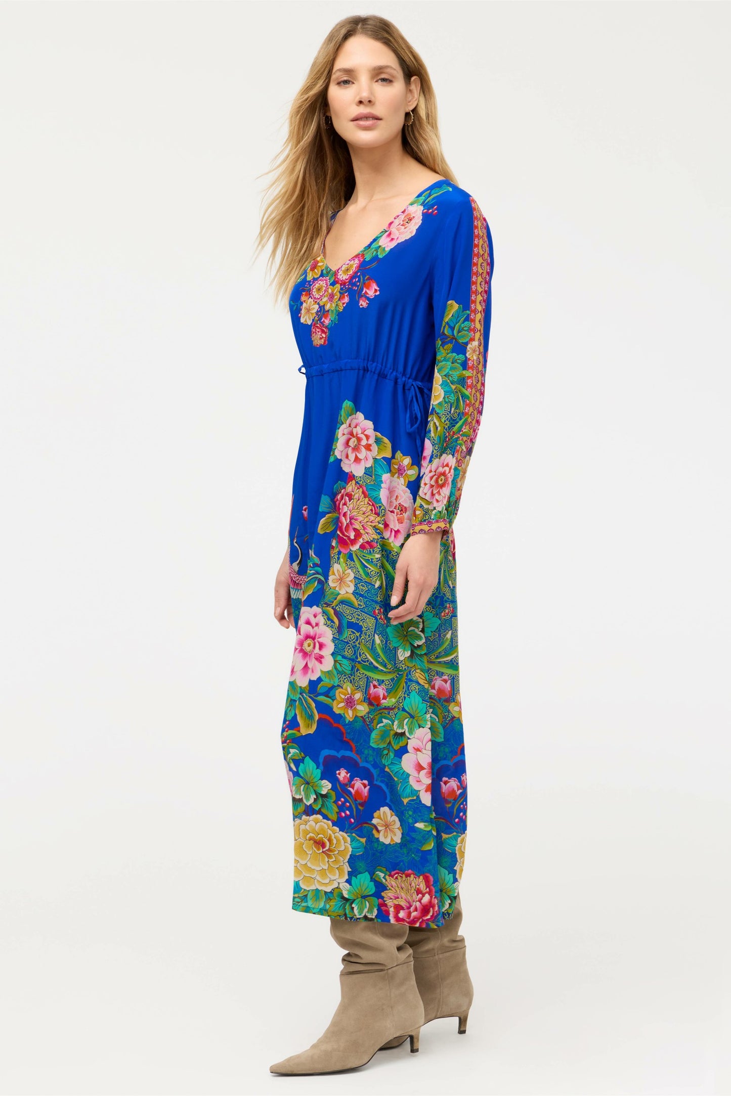 Johnny Was TIERED MAXI DRESS