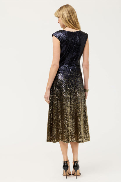 Johnny Was SELYA SEQUIN MIDI DRESS