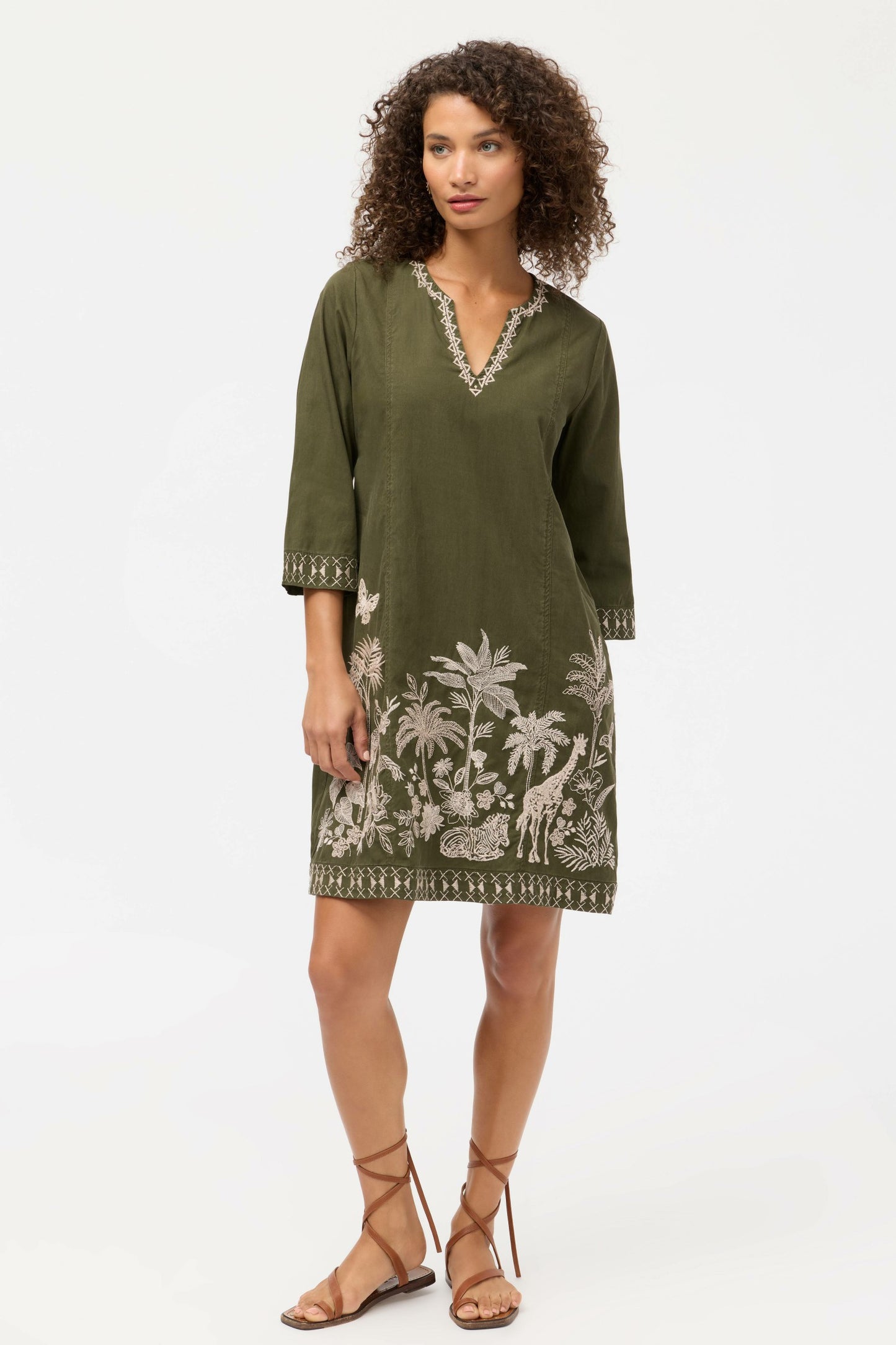 Johnny Was RILEY SEAMED SWING DRESS