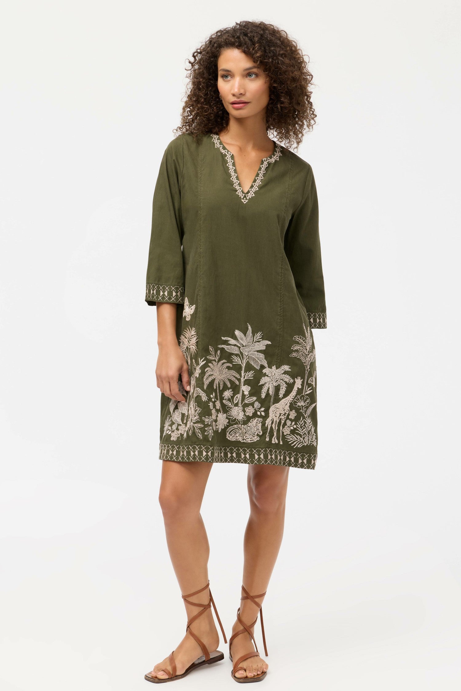 Johnny Was RILEY SEAMED SWING DRESS