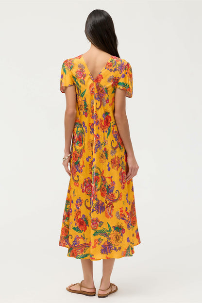 Johnny Was MIDI EVA DRESS