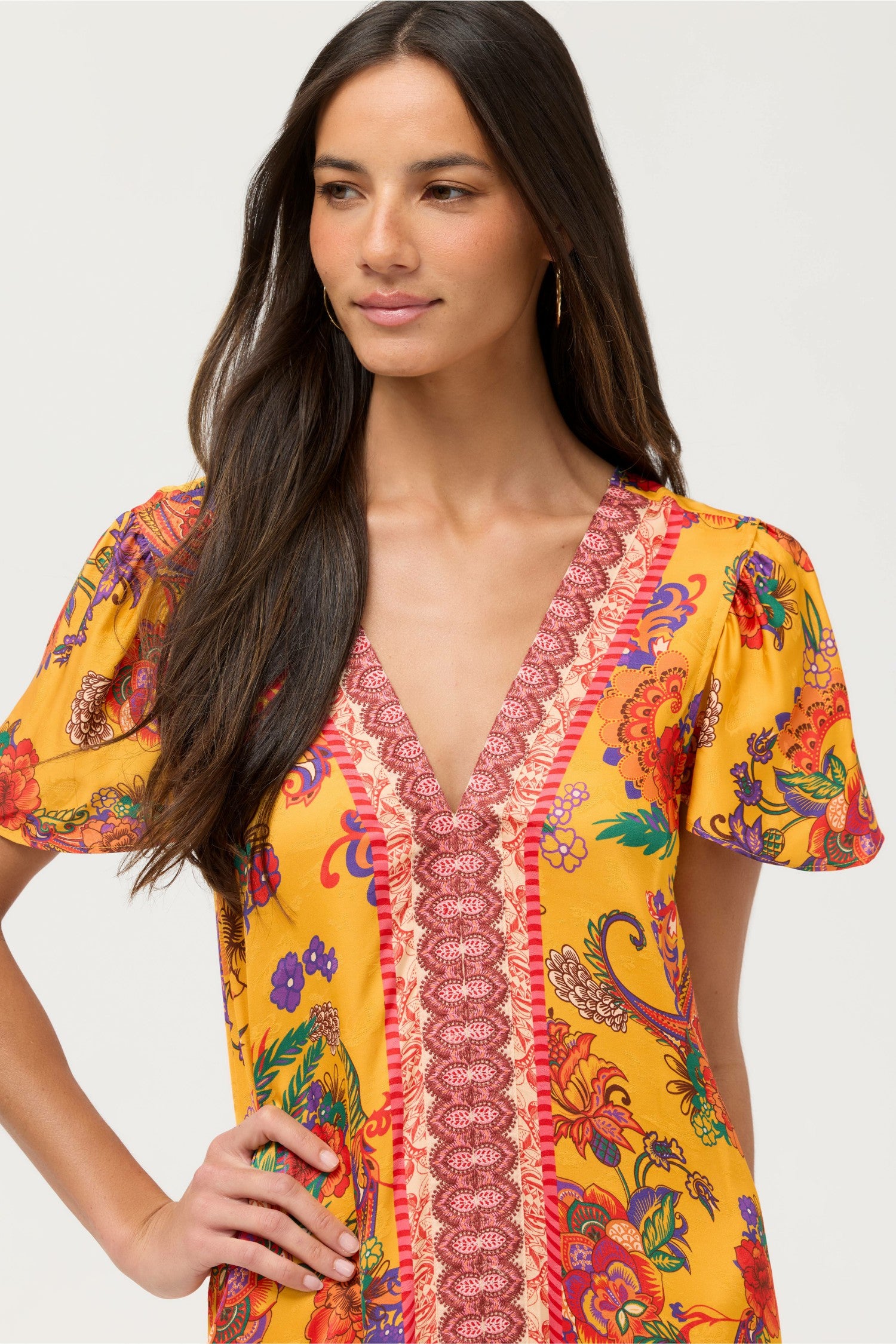 Johnny Was MIDI EVA DRESS