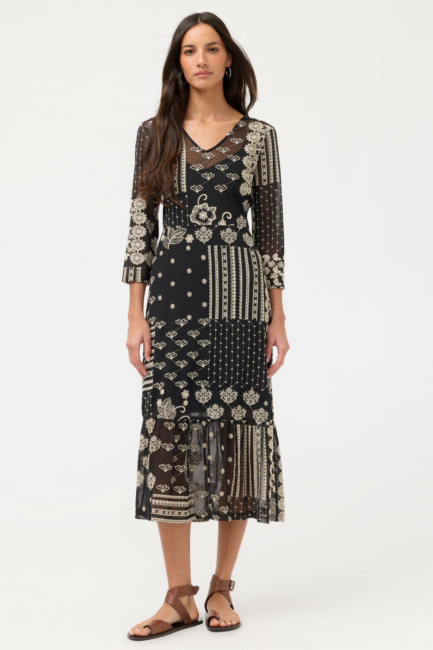 Johnny Was WYNONA MIDI DRESS