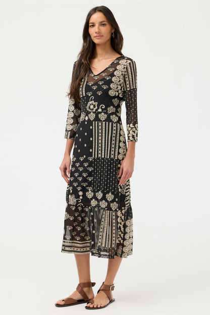 Johnny Was WYNONA MIDI DRESS