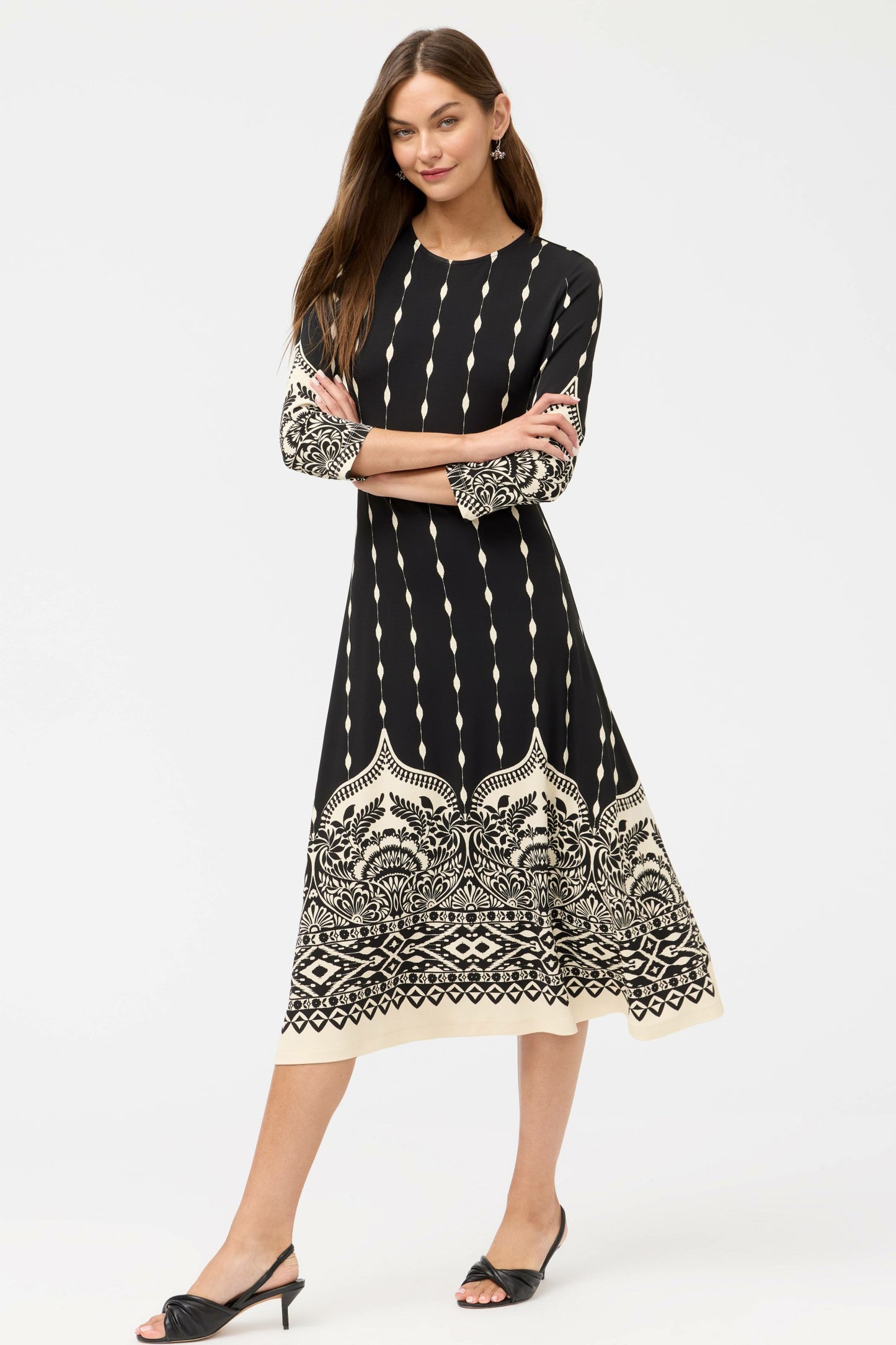 Johnny Was BELLAMY MIDI DRESS