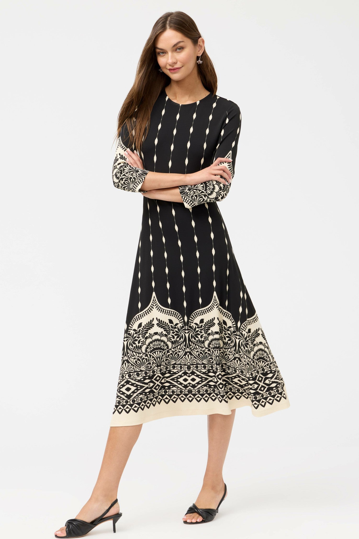 Johnny Was BELLAMY MIDI DRESS