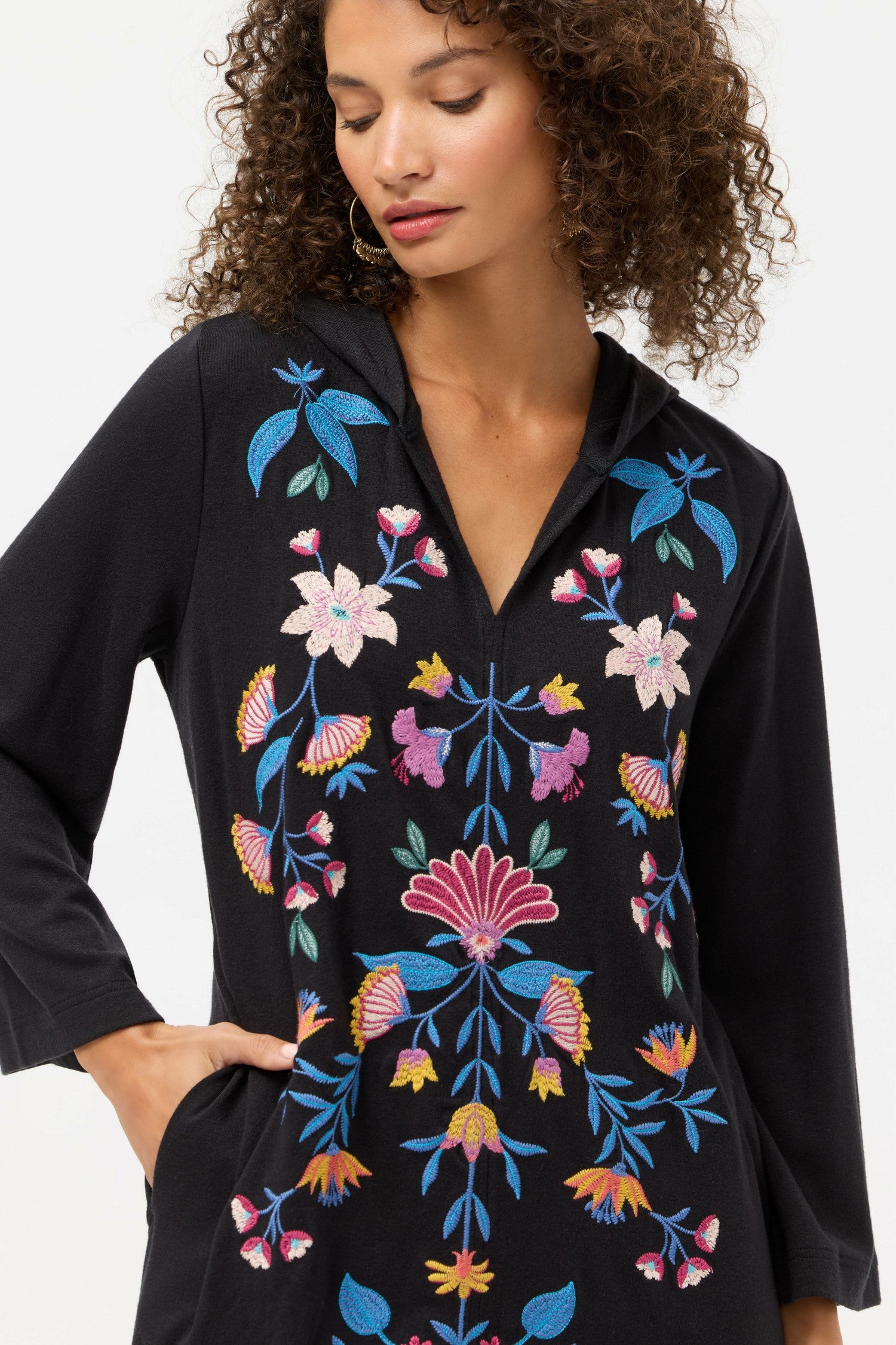 Johnny Was ELIZABETH HOODIE BEACH DRESS