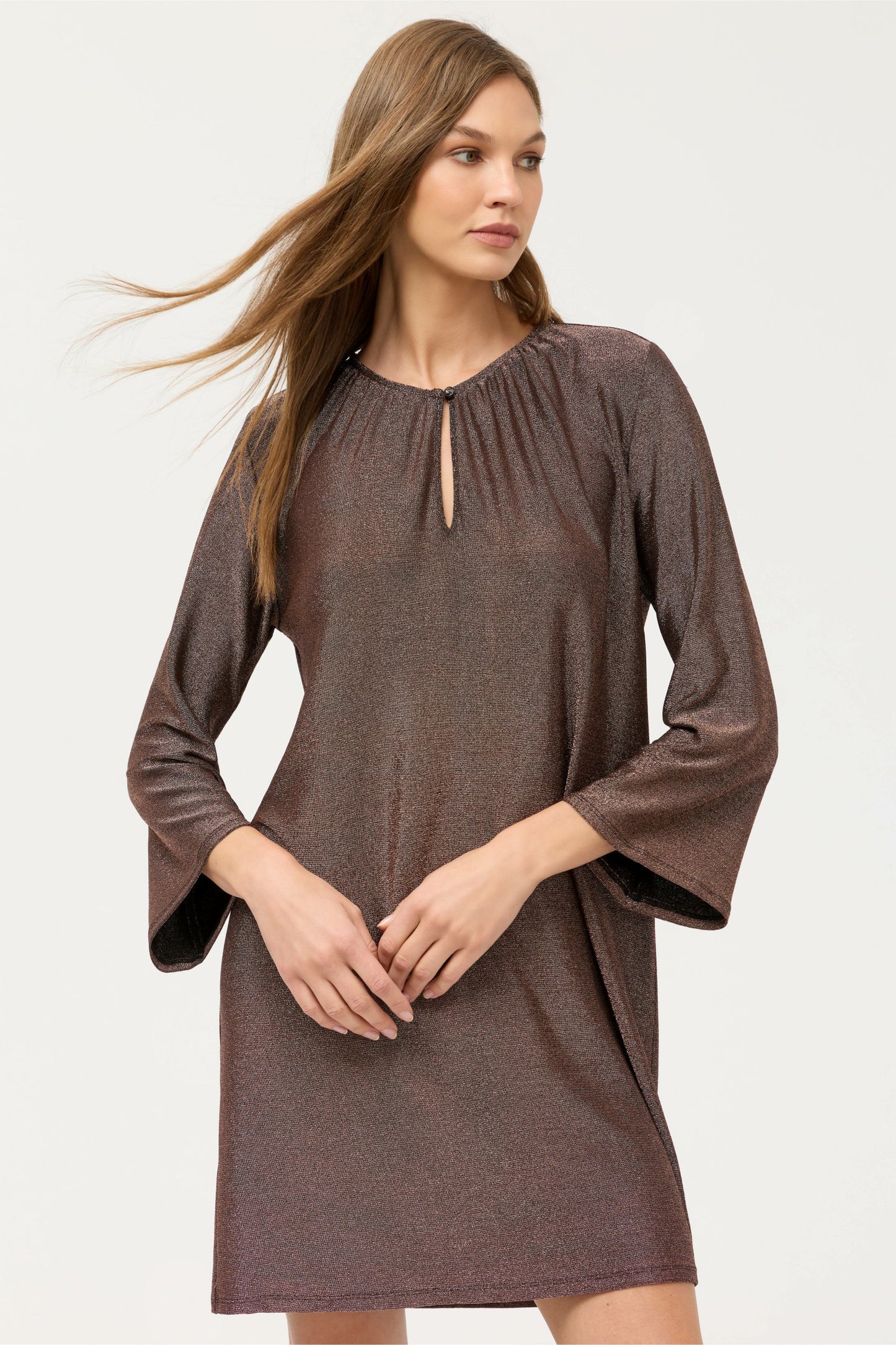 Johnny Was MILAGROS WIDE SLEEVE MINI DRESS