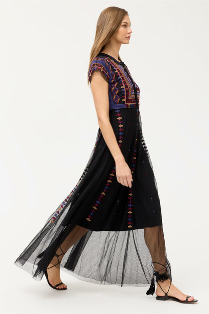 Johnny Was APOLONIA MESH DRESS
