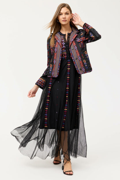 Johnny Was APOLONIA MESH DRESS