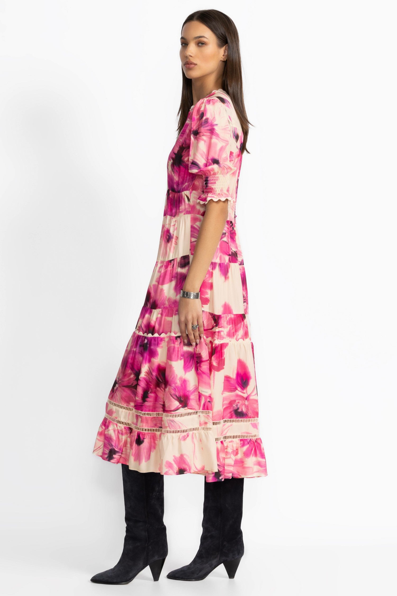 Johnny Was DAPHNE TEA LENGTH DRESS