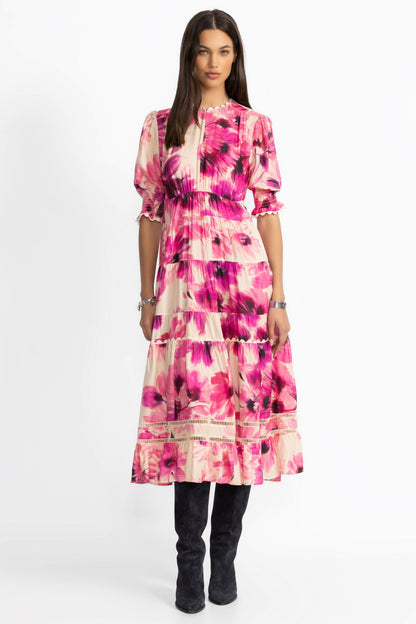 Johnny Was DAPHNE TEA LENGTH DRESS