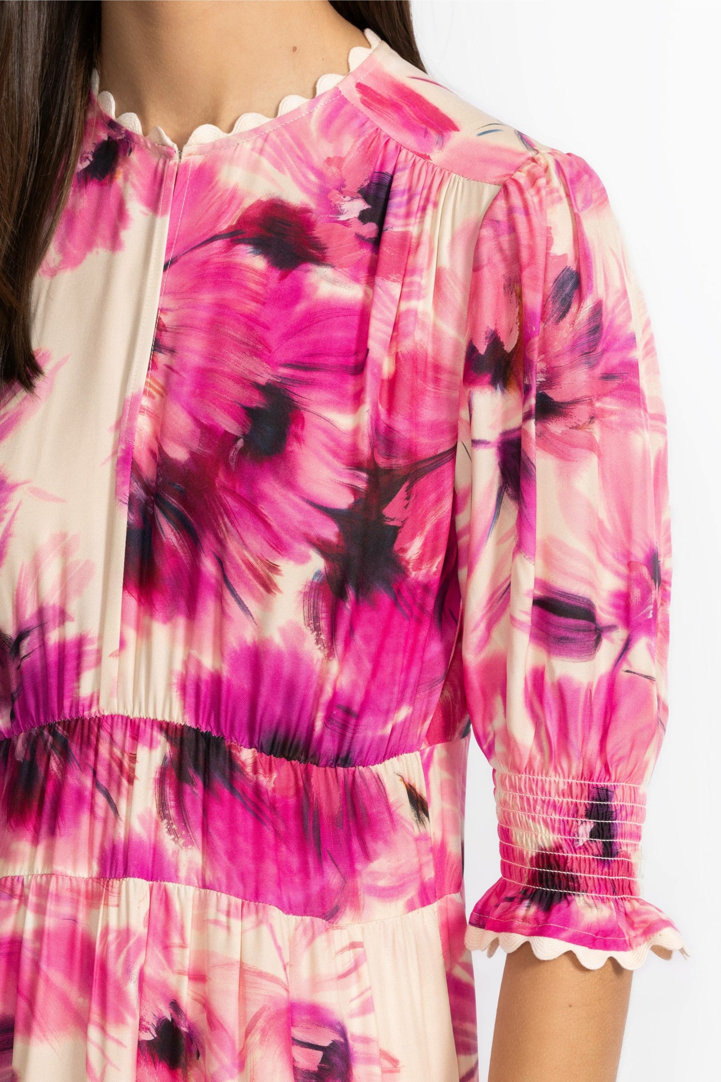 Johnny Was DAPHNE TEA LENGTH DRESS